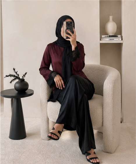 The Rossette lace blouse