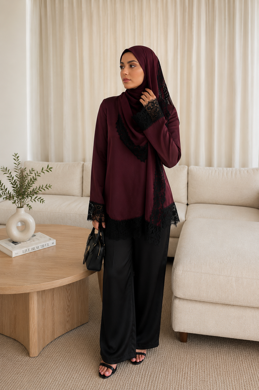 The Rossette lace blouse