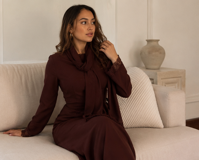 The Cocoa Lace Dress