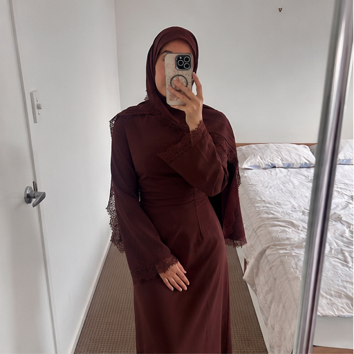 The Cocoa Lace Dress